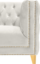 Michelle Cream Velvet Sofa - NY Furniture Direct (NY)