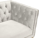 Michelle Cream Velvet Chair - NY Furniture Direct (NY)