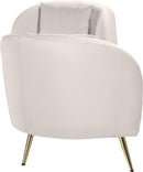 Nolan Cream Velvet Chaise - NY Furniture Direct (NY)