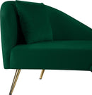Nolan Green Velvet Chaise - NY Furniture Direct (NY)