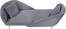Nolan Grey Velvet Chaise - NY Furniture Direct (NY)