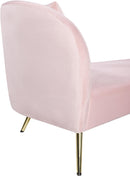 Nolan Pink Velvet Chaise - NY Furniture Direct (NY)