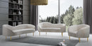 Ritz Cream Velvet Chair - NY Furniture Direct (NY)