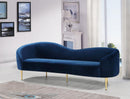 Ritz Navy Velvet Sofa - NY Furniture Direct (NY)