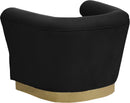 Bellini Black Velvet Chair - NY Furniture Direct (NY)
