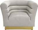Bellini Cream Velvet Chair - NY Furniture Direct (NY)