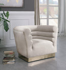 Bellini Cream Velvet Chair - NY Furniture Direct (NY)