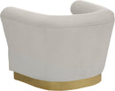 Bellini Cream Velvet Chair - NY Furniture Direct (NY)