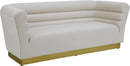 Bellini Cream Velvet Sofa - NY Furniture Direct (NY)