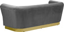 Bellini Grey Velvet Sofa - NY Furniture Direct (NY)