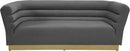 Bellini Grey Velvet Sofa - NY Furniture Direct (NY)