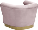 Bellini Pink Velvet Chair - NY Furniture Direct (NY)