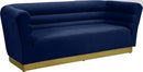 Bellini Navy Velvet Sofa - NY Furniture Direct (NY)