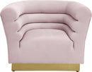 Bellini Pink Velvet Chair - NY Furniture Direct (NY)