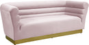 Bellini Pink Velvet Sofa - NY Furniture Direct (NY)