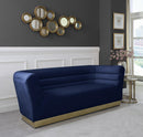Bellini Navy Velvet Sofa - NY Furniture Direct (NY)