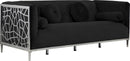 Opal Black Velvet Sofa - NY Furniture Direct (NY)