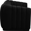 Dixie Black Velvet Sofa - NY Furniture Direct (NY)