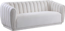 Dixie Cream Velvet Sofa - NY Furniture Direct (NY)