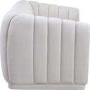 Dixie Cream Velvet Sofa - NY Furniture Direct (NY)