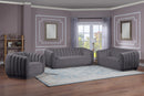 Dixie Grey Velvet Sofa - NY Furniture Direct (NY)