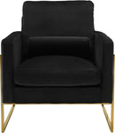 Mila Black Velvet Chair - NY Furniture Direct (NY)