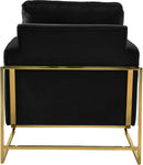 Mila Black Velvet Chair - NY Furniture Direct (NY)