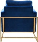 Mila Navy Velvet Chair - NY Furniture Direct (NY)