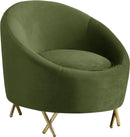 Serpentine Olive Velvet Chair - NY Furniture Direct (NY)
