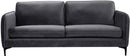 Poppy Grey Velvet Sofa - NY Furniture Direct (NY)