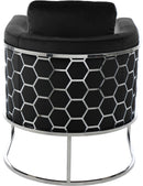 Casa Black Velvet Chair - NY Furniture Direct (NY)
