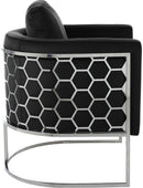 Casa Black Velvet Chair - NY Furniture Direct (NY)