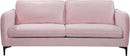 Poppy Pink Velvet Sofa - NY Furniture Direct (NY)