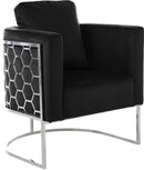 Casa Black Velvet Chair - NY Furniture Direct (NY)