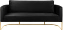 Casa Black Velvet Sofa - NY Furniture Direct (NY)