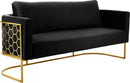 Casa Black Velvet Sofa - NY Furniture Direct (NY)