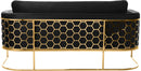 Casa Black Velvet Sofa - NY Furniture Direct (NY)