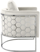 Casa Cream Velvet Chair - NY Furniture Direct (NY)