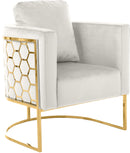 Casa Cream Velvet Chair - NY Furniture Direct (NY)