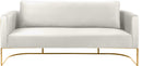Casa Cream Velvet Sofa - NY Furniture Direct (NY)