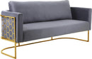 Casa Grey Velvet Sofa - NY Furniture Direct (NY)