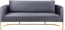 Casa Grey Velvet Sofa - NY Furniture Direct (NY)