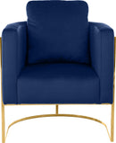 Casa Navy Velvet Chair - NY Furniture Direct (NY)
