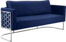 Casa Navy Velvet Sofa - NY Furniture Direct (NY)