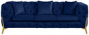 Kingdom Navy Velvet Sofa - NY Furniture Direct (NY)