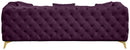 Kingdom Purple Velvet Sofa - NY Furniture Direct (NY)