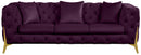 Kingdom Purple Velvet Sofa - NY Furniture Direct (NY)