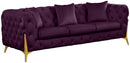 Kingdom Purple Velvet Sofa - NY Furniture Direct (NY)