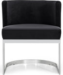 Gianna Black Velvet Dining Chair - NY Furniture Direct (NY)