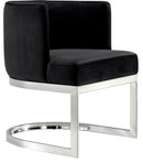 Gianna Black Velvet Dining Chair - NY Furniture Direct (NY)